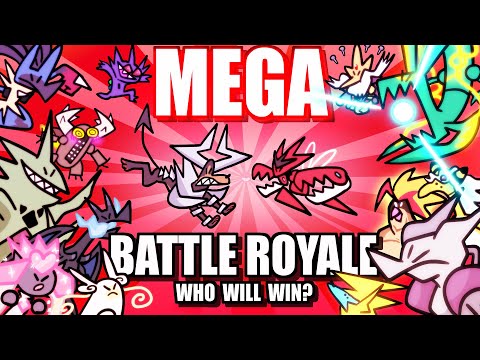 Mega Pokemon Battle Royale (Loud Sound/Flashing Lights Warning) ☄️ Collab With @Gnoggin