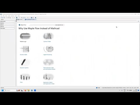 Why use Maple Flow instead of Mathcad