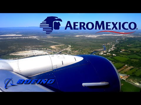 Aeromexico Boeing 737-800 ✈ Approach and Landing in Monterrey