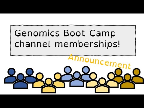 Invitation for channel memberships on Genomics Boot Camp