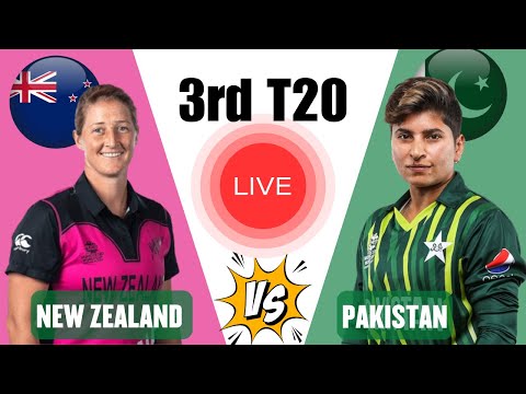 New Zealand Women vs Pakistan Women live |  3rd t20 | NZW vs PAKW LIVE | Cricket Match Today