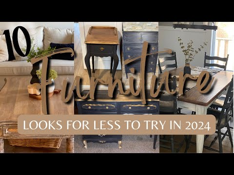 Thrifted Furniture Look for Less DIYs to try in 2024 | High End DIY Furniture Dupe