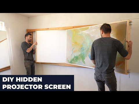 Hiding a Screen Behind a Painting