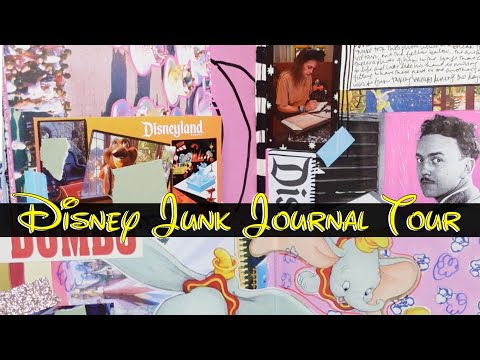 Tour My DISNEY JUNK JOURNAL 🏰🎡✨