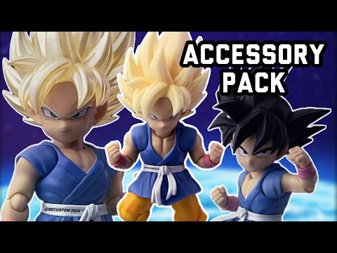 The Historic First Battle - SH Figuarts Dragon Ball GT Son Goku Accessory Kit Review RECUSTOM