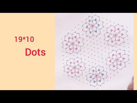 19*10dots festival rangoli/kolam/mugglu/tipkayacharangoli