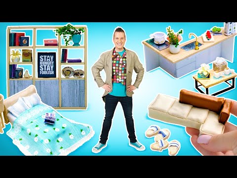 🏡✨ DIY Dream House & Mini Furniture For Doll💖! Crafting Fun with Slick Slime Sam's Maker World!