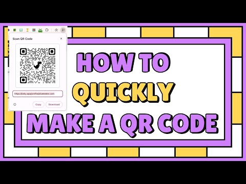 LIVE: How to QUICKLY Make a QR Code