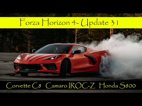 Forza Horizon 4 : New Update 31! (NEW CARS, C8 Corvette, Camaro IROC-Z and Honda S800)