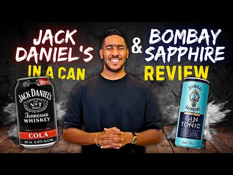 Jack Daniel කොකාකෝලා can & bombay sapphire gin tonic try කරලා බලමු