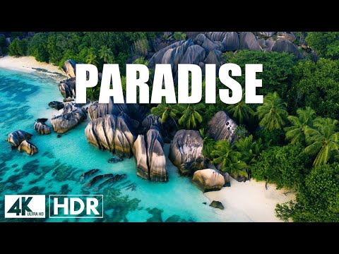 FLYING OVER PARADISE (4K UHD) - Relaxing Music Along With Beautiful Nature Videos - 4K Video HD