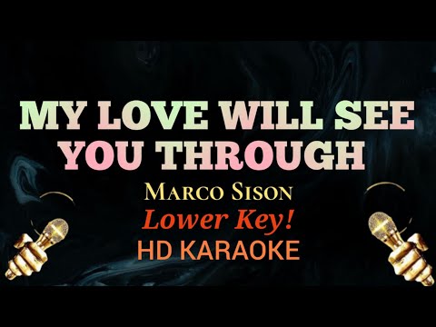 My Love Will See You Through (Wish Bus Version) - Marco Sison ( Lower Key Karaoke)