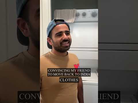 CONVINCING FRIEND TO MOVE TO INDIA | #shorts