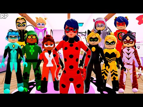 MIRACULOUS RP ALL TRANSFORMATION DO GRUPO - MIRACULOUS ROBLOX!