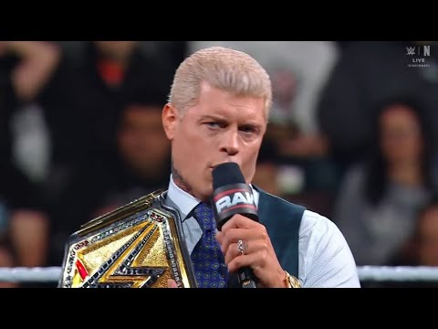 Cody Rhodes habla de la oferta de The Rock en Raw