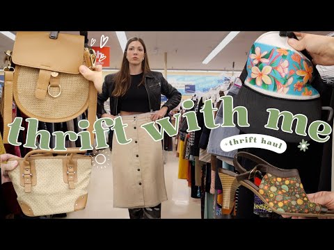 YASSSS I got it for $3! Come thrift with me vacation mode + thrift haul #thriftstorefinds