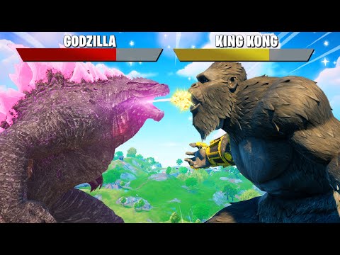 The *GODZILLA vs KONG* Challenge in Fortnite