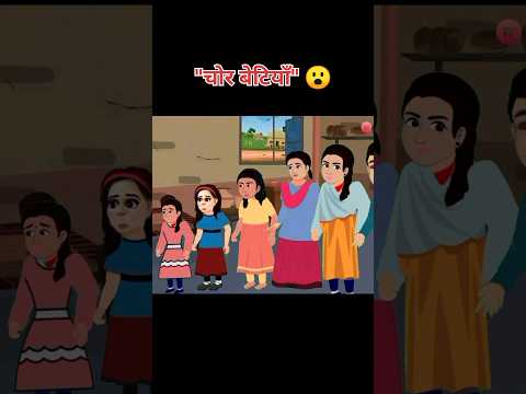 chor betiyan 😮 #youtubeshorts  #cartoon