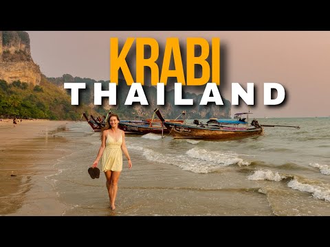 Exploring Krabi Thailand 🇹🇭 What to expect from Ao Nang Beach & Boat Trip to Railay Beach