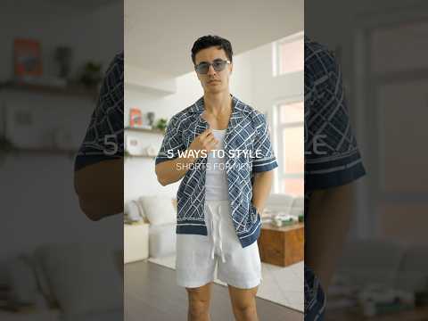 5 Ways To Style Shorts For Men!