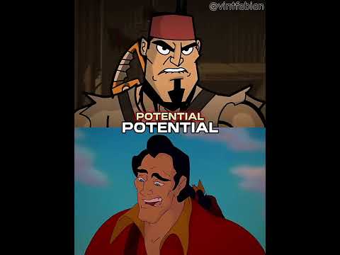 Shank vs Gaston #videogames #cartoon #shank #beautyandthebeast #kleientertainment #disney