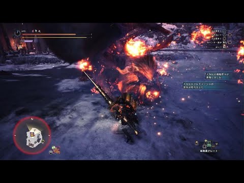 MHW:IB ランスでテオにゃんと戯れるだけ