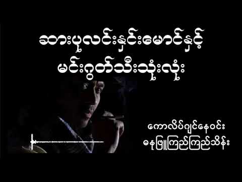 မင်းသိင်္ခ ဆားပုလင်းနှင်းမောင်နှင့်မင်းဂွတ်သီးသုံးလုံး #အသံဇာတ်လမ်း #audio