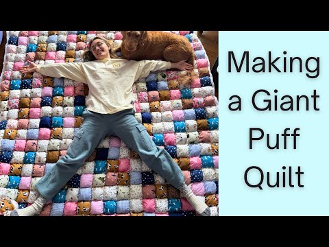 I almost gave up making this puff quilt … | King Size Puff Quilt Journey