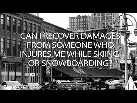 Can I recover damages from someone who injures me while skiing or snowboarding