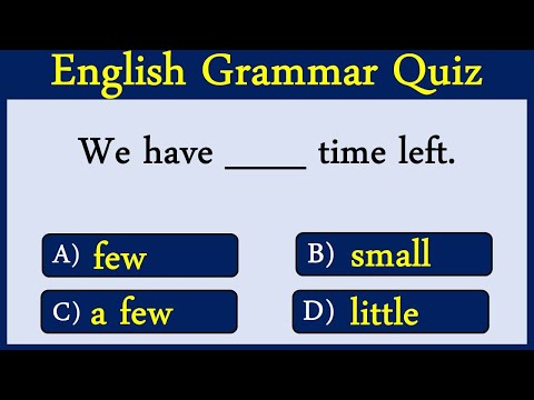 Mixed English Grammar Quiz 79:  Can You Get A Perfect Score In This Quiz?