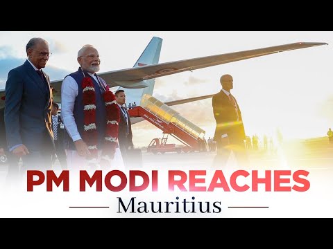 LIVE: PM Modi arrives in Mauritius