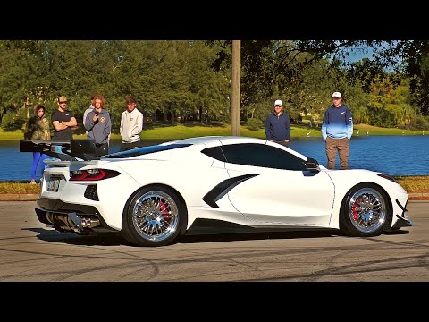 Lake Mary Cars & Coffee Pullouts, Full Sends, & Close Calls!! - December 2024