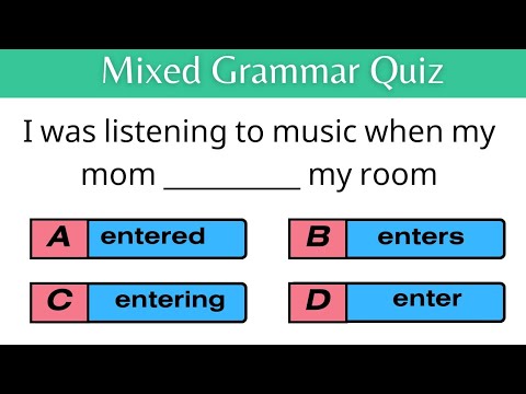 Mixed English Grammar Quiz Test l #grammarquiz #englishgrammar