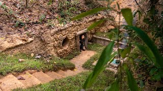 I Spent 30 Days Building an Underground House and Swimming Pool in the Forest