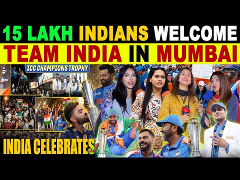 TEAM INDIA🇮🇳 GRAND WELCOME AFTER WINNING CHAMPIONS TROPHY 2025 | CELEBRATION AT MUMBAI AIRPORT