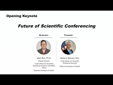 The Future of Scientific Conferencing: Welcome & Opening Keynote