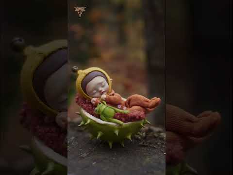 Polymer clay art doll | fairy tale stop-motion animation