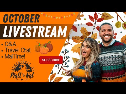 October Livestream | Q&A, Travel Chat, MailTime, & MORE!