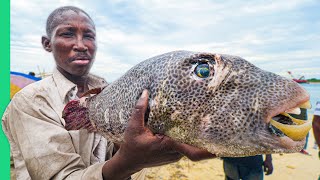 EXTREME African Seafood!!! WILD Tanzania Street Food in Dar es Salaam!!