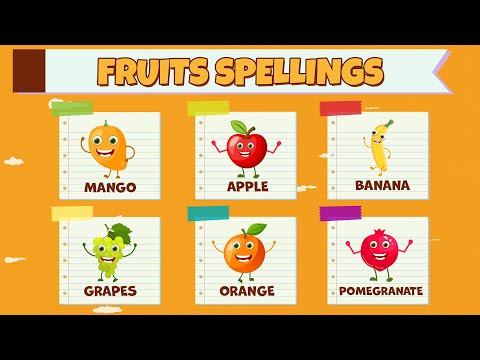 Fruits Learning for Toddlers I Fruits Learning for Kindergarten I Learning fruits Name in English