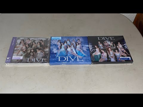 Twice 5th Full Japanese Album Dive Unboxing (Regular, Limited A, Limited B Ver + Hmv Pobs)