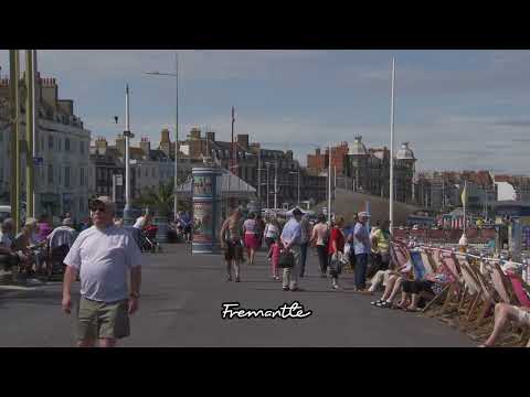 HD Stock Footage |Ice Cream Eating | Seafront | Summer | Seaside | Dorset| Weymouth| E16R47 023