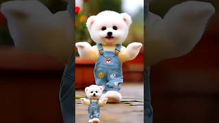 crazy puppy amazing dance💃| #trendingshorts #funnyanimals #puppydance #shortsviral #301