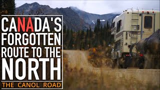 Abandoned Military Road Built with the Alaska Highway. 500 km of Single Lane Forgotten Paradise.