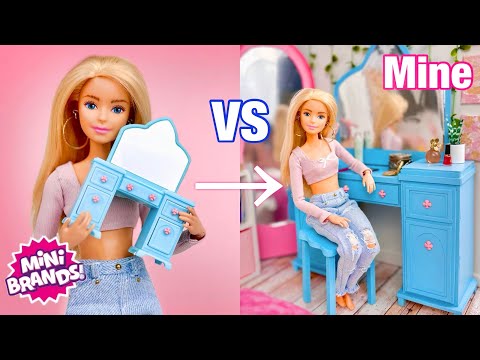 Recreating Mini Brands Items to Barbie Doll Size!