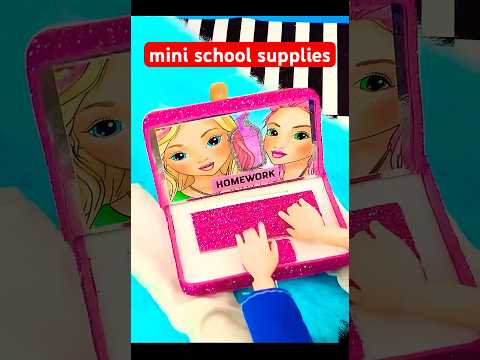 5 DIY Barbie school supplies