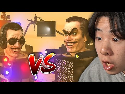 ポリスG-MAN vs テレビG-MAN！G-MAN同士の戦いが面白すぎたwｗｗ【スキビディトイレ / Skibidi Toilet】