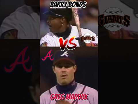 Giants Barry Bonds Versus Braves Greg Maddux June 1, 1994 #MLB #baseball