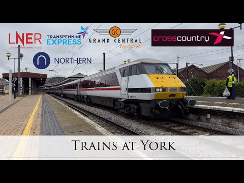 Trains at York 16/11/2023