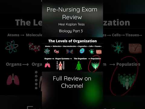 Pre-Nursing Exam Review |Biology Part3